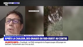 Cet habitant de l'Ariège raconte le violent orage qui s'est abattu sur sa commune 