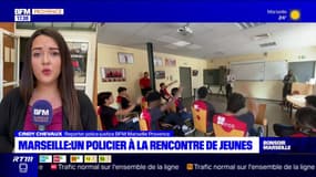 Marseille: Abdoulaye Kanté, policier, a rencontré des jeunes pour évoquer la police