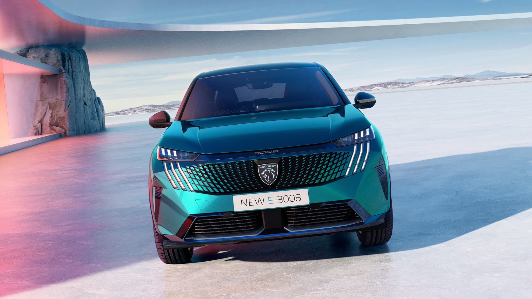 La face avant du Peugeot 3008 reprend les derniers codes stylistiques de la marque, mais avec de nouveaux feux.