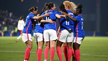 L'équipe de France féminine contre le Danemark le 15/02/2023