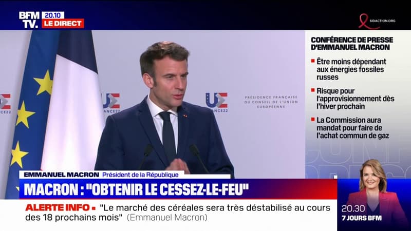 Évacuation de Marioupol: Emmanuel Macron aura 