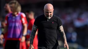 Jorge Sampaoli lors la finale retour de la Coupe du Brésil entre le FC Sao Paulo et Flamengo, le 24 septembre 2023 (1-1)