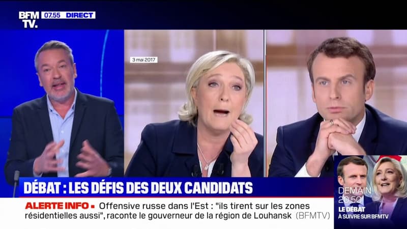 Macron-Le Pen: les défis des deux candidats pour remporter le débat de l'entre-deux-tours