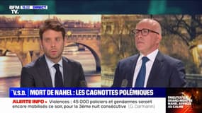 Mort de Nahel et cagnottes pour le policier mis en examen: "On peut comprendre que les Français veuillent soutenir une famille qui est aussi dans l'épreuve", affirme Éric Ciotti