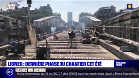 Paris: dernière phase du chantier de la ligne 6 cet été