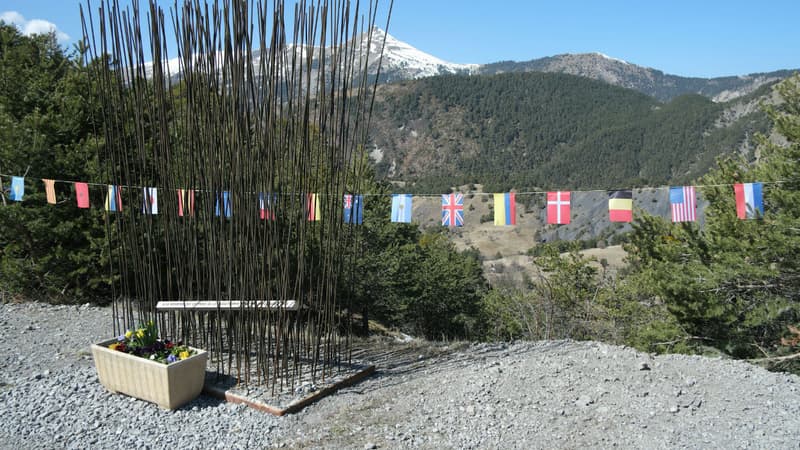 Le mémorial aux victimes du crash de l'A320 de la compagnie allemande Germanwings