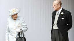 La reine Elizabeth et le prince Philip le 12 octobre 2018