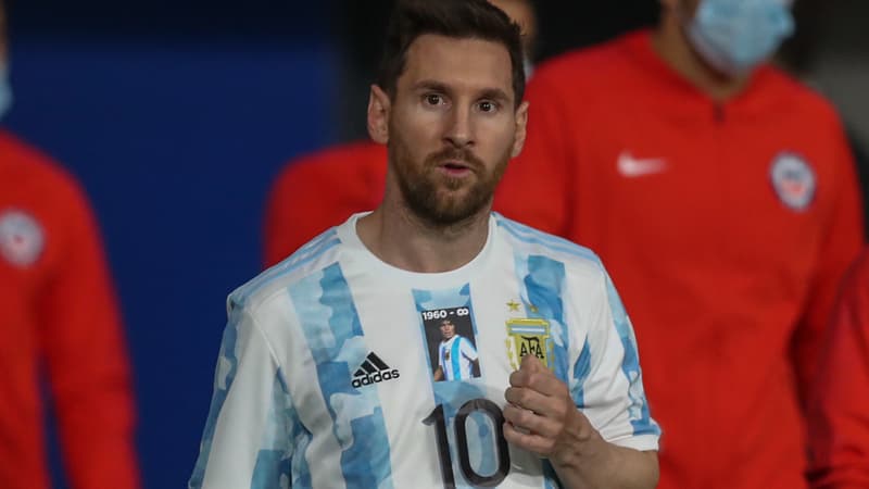 Argentine: un nul, un but de Messi et un hommage émouvant pour le 1er match sans Maradona