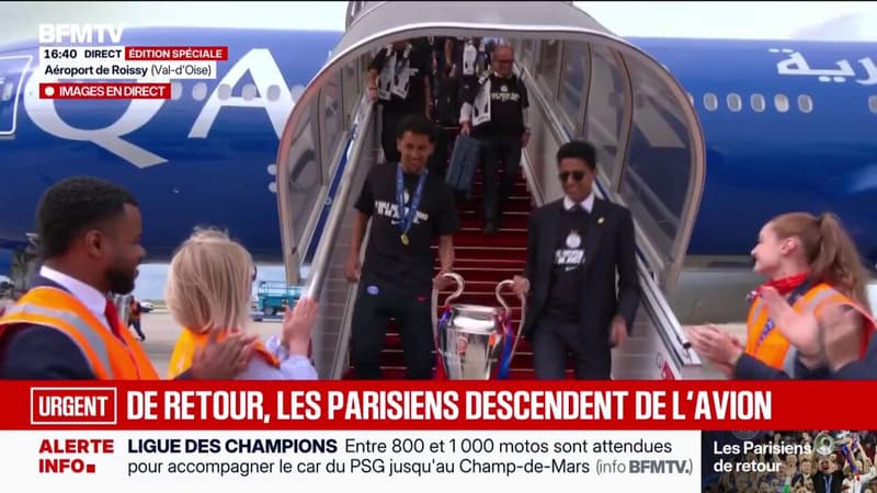 PSG: les champions d'Europe sont de retour sur le sol français