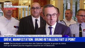 Grève du 2 octobre: "Il y aura 76.000 policiers et gendarmes" mobilisés, annonce Bruno Retailleau