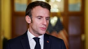 Emmanuel Macron le 1er décembre 2022 à Washington