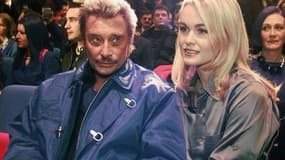 Johnny Hallyday et Laeticia en 1999 au festival de Gerardmer.