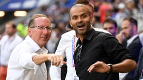 John TEXTOR et Tony PARKER le 08/10/2023