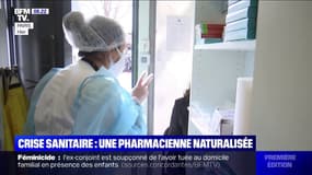 Covid-19: une pharmacienne en première ligne pendant la crise naturalisée françaisef
