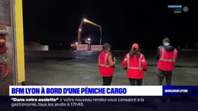 Lyon: à bord d'une péniche cargo pour transporter des marchandises en polluant moins
