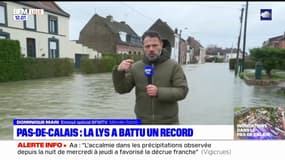 Inondations dans le Pas-de-Calais: la Lys a battu un record