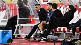 Jocelyn Gourvennec frustré lors de Monaco-Lille