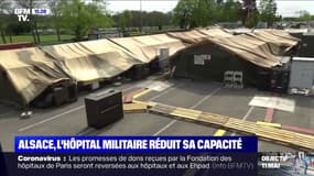 En Alsace, l'hôpital militaire réduit sa capacité