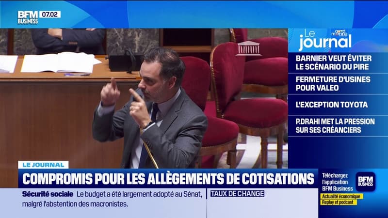 Allègement des cotisations: le bras de fer continue entre les députés macronistes et le gouvernement