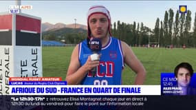 Mondial rugby amateur: l'anecdote de Lucas, joueur de Rugby Club Dignois