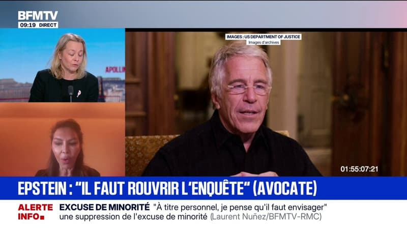 Homayra Seillier, présidente de l'association Innocence en danger: "Il ne faut pas imaginer que Jeffrey Epstein avait un autre mode opératoire dans son appartement de Paris"