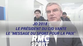 JO 2018 : Le président du CIO vante le "message du sport pour la paix" lors de la cérémonie d'ouverture
