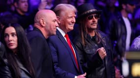 Donald Trump lors de l'UFC 295 le 11 novembre 2023 au Madison Square Garden de New York