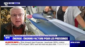 Olivier Risse (Fédération des pressings) sur l'énergie: "La meilleure des solutions c'est de tirer le rideau"