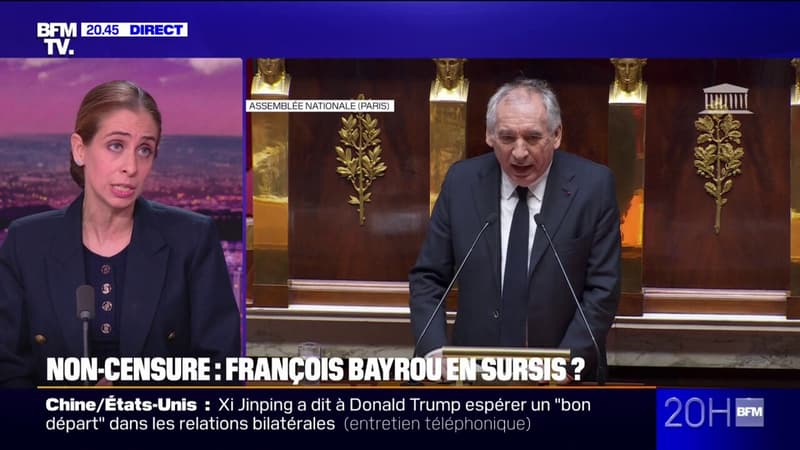 LE CHOIX D'ANNE-CHARLÈNE - Non-censure: François Bayrou en sursis?