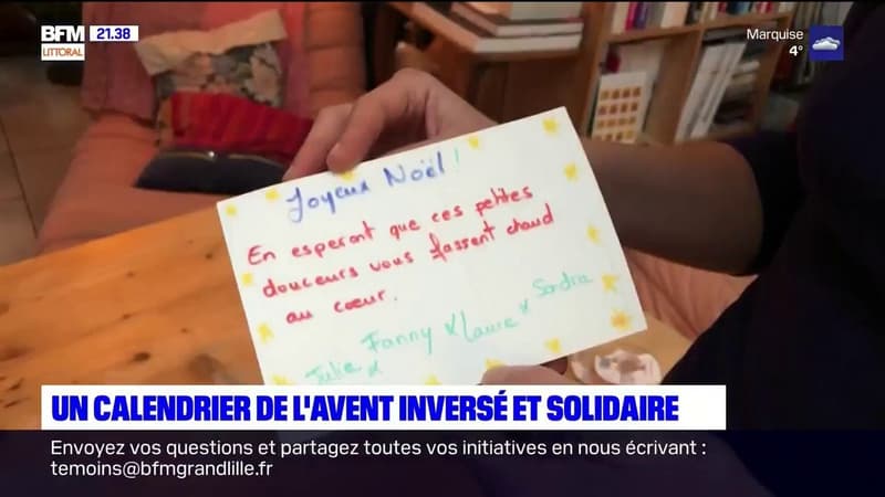 Deux Lilloises créent un calendrier de l'Avent inversé et solidaire pour les plus démunis