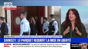 Les images de Carla Bruni à la sortie de l'audience pour la demande de mise en liberté de Nicolas Sarkozy