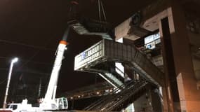 Les escalators de la gare Lyon-Perrache ont été démontés.
