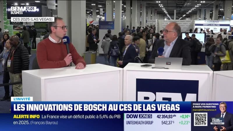 Guillaume Pluchet (Bosch) : les innovations de Bosch au CES de Las Vegas - 14/01