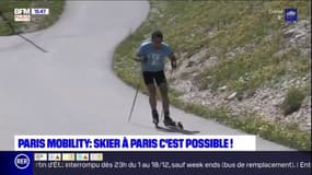Skier en Île-de-France, c'est possible grâce au ski-roue