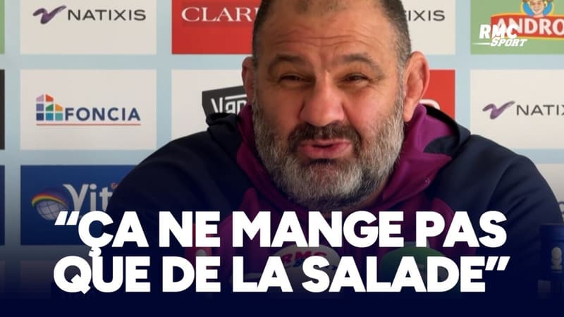"Ça ne mange pas que de la salade" s'amuse Collazo