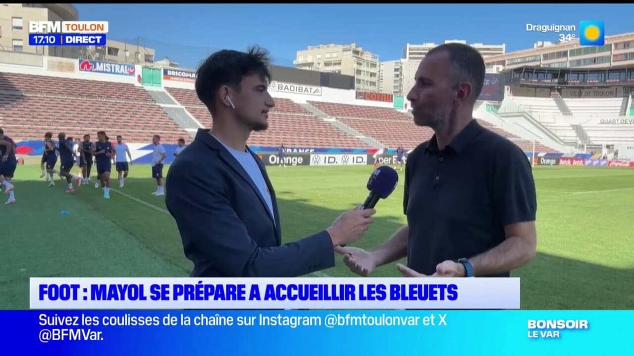 JO 2024: l'équipe de France de foot affrontera la République Tchèque jeudi au stade Mayol (1/1)