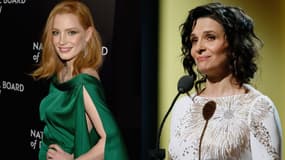 Juliette Binoche et Jessica Chastain