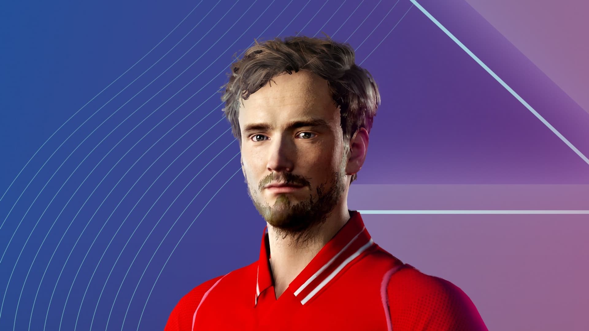 Daniil Medvedev dans TopSpin 25