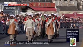 14-Juillet à Marseille: la Légion étrangère s'élance sur le Vieux-Port