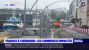 Cherbourg: les commerces impactés par les nombreux travaux