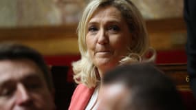 Marine Le Pen à l'Assemblée nationale, le 14 janvier 2020