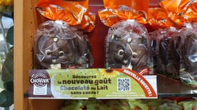 Des moulages en "Choviva" vendus dans la boutique attenante à l'usine Abtey, en février 2025.