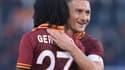 Gervinho et Francesco Totti