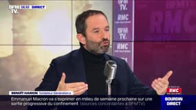 Benoît Hamon face à Jean-Jacques Bourdin en direct  - 18/11