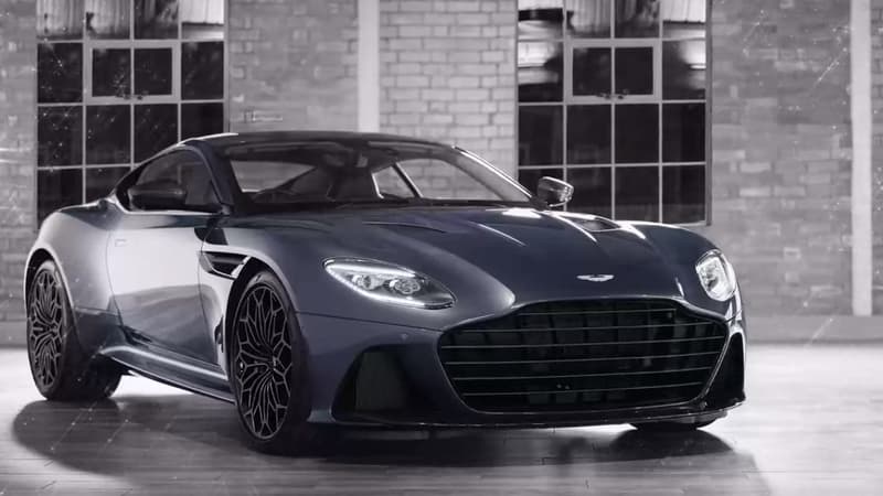 L'Aston Martin DBS Superleggera est accompagnée d'une montre Omega et des places et billets d'avions pour aller voir la première du prochain James Bond.