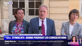 Syndicats à Matignon: Élisabeth Borne poursuit les consultations