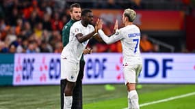 Youssouf Fofana et Antoine Griezmann, le 13 octobre 2023