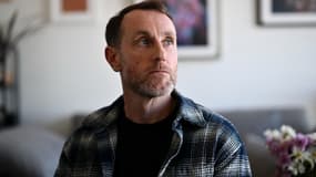 Joseph Lynskey raconte son agression lors d'une interview avec l'AFP, à New York, le 4 février 2025.