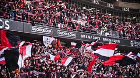 Les supporters de l'OGC Nice à l'Allianz Riviera