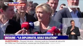 Marine Le Pen: "Emmanuel Macron n'est pas chef de guerre puisque nous ne sommes pas en guerre"